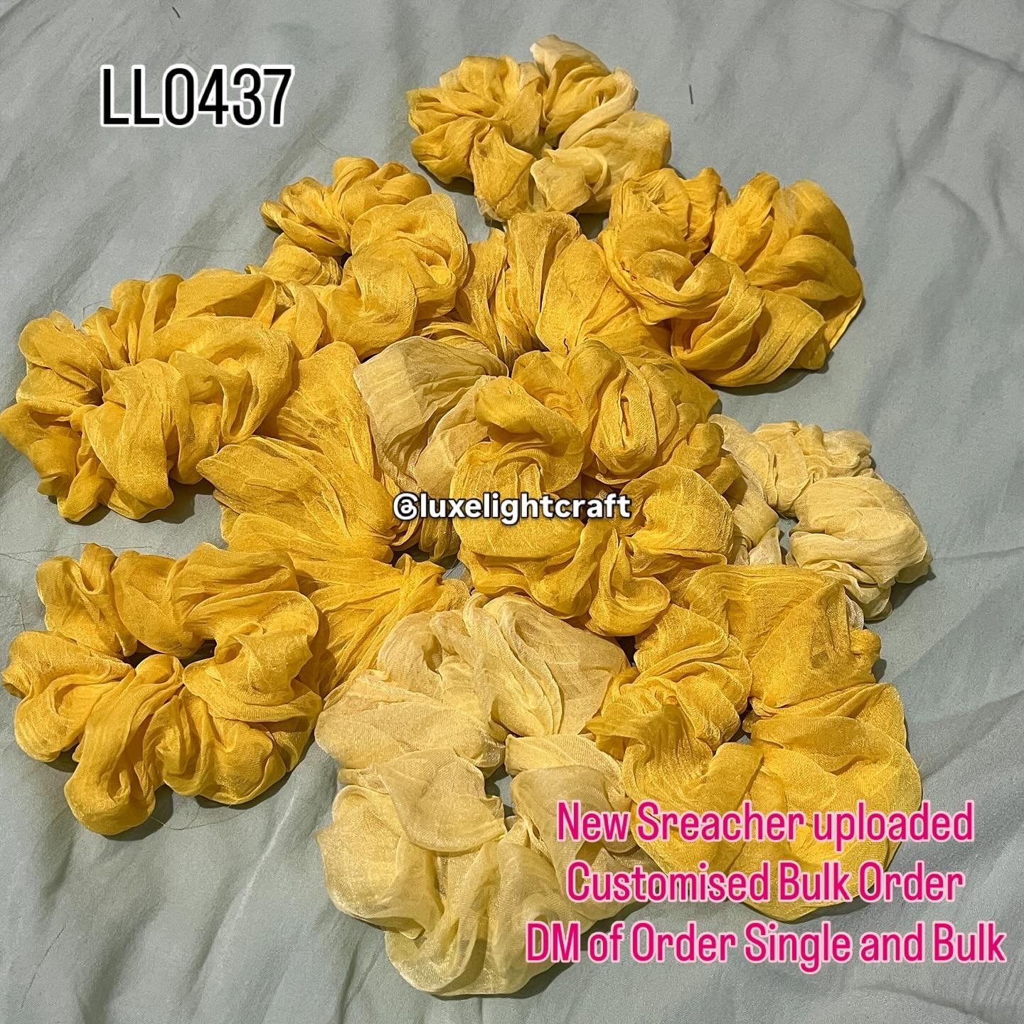Custom Scrunchies – Printed, Textured & Aari Work | Personalized Hair Accessories