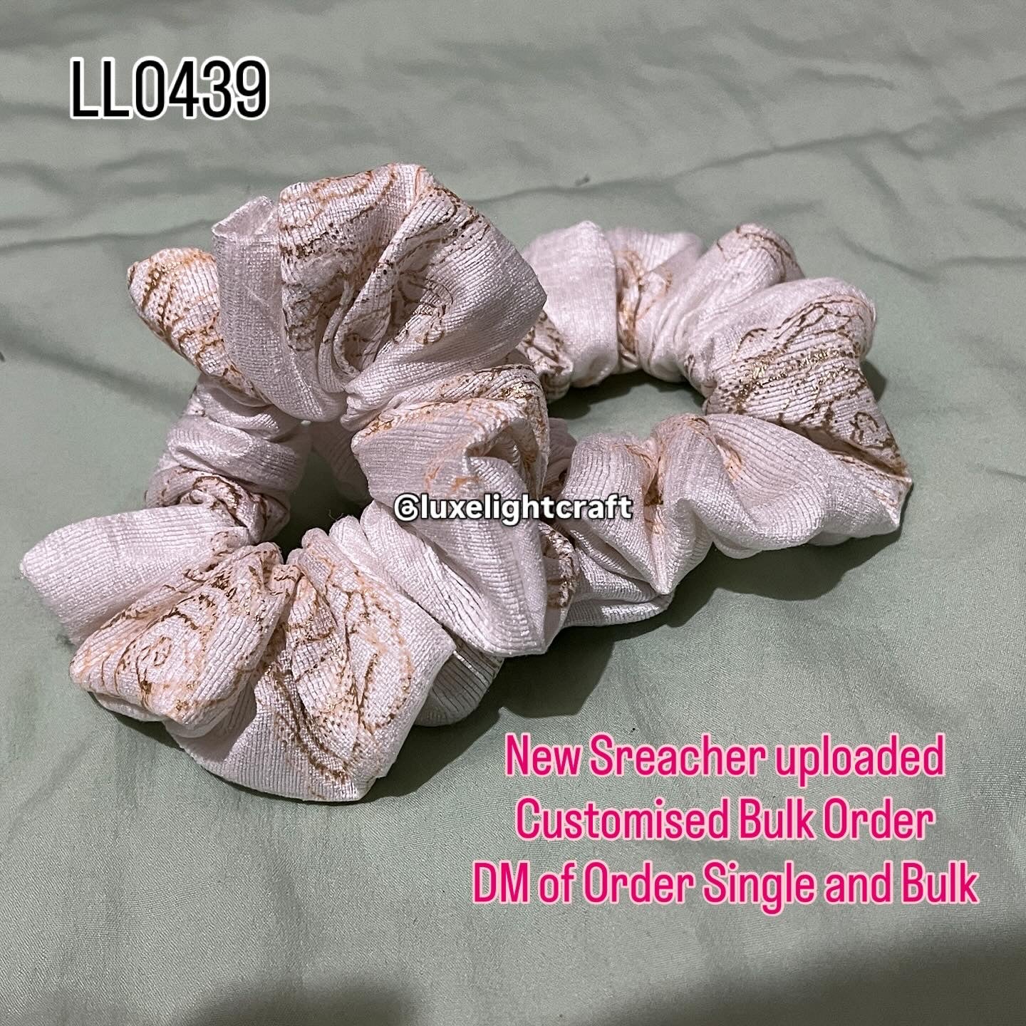Custom Scrunchies – Printed, Textured & Aari Work | Personalized Hair Accessories