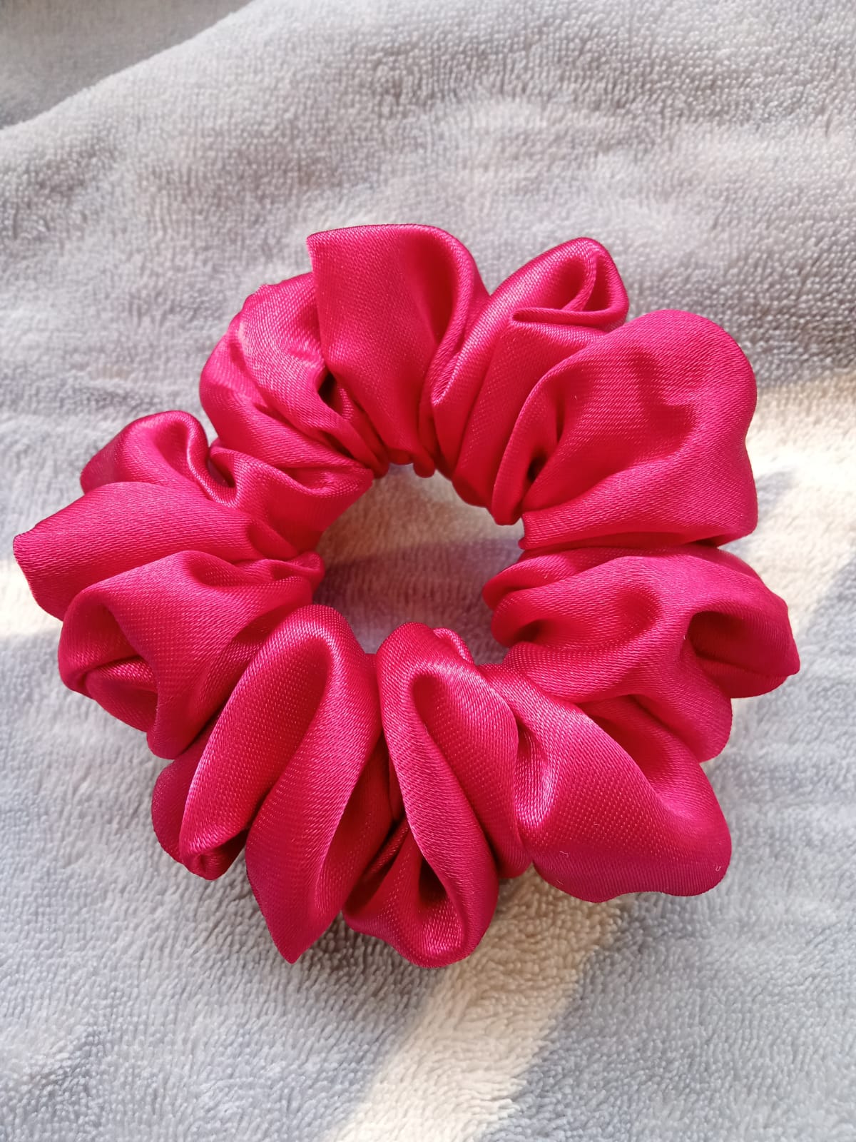 Premium Handmade Regular Satin Scrunchies/Best Gifts for Women &Girl/ Pack of 4