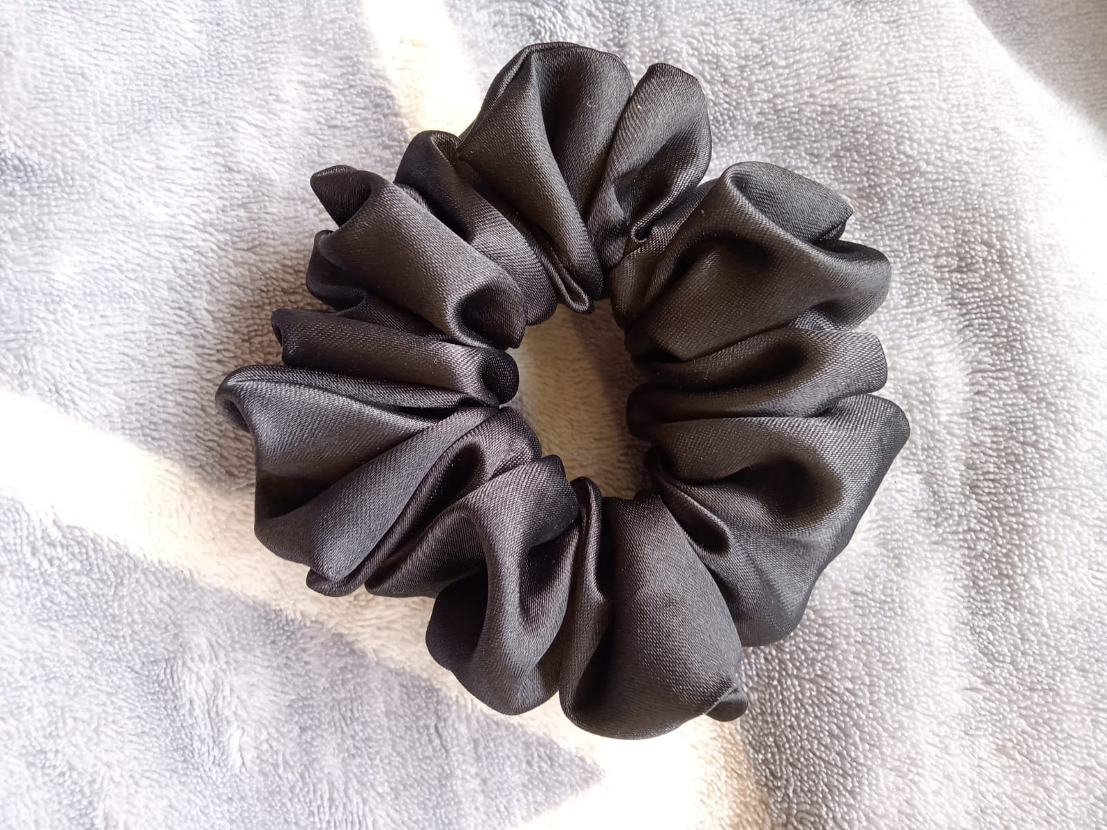 Premium Handmade Regular Satin Scrunchies/Best Gifts for Women &Girl/ Pack of 4