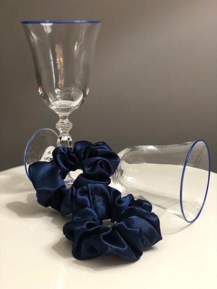 Premium Handmade Satin Scrunchies/ Pack of 4